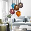 Colored Glass Stone Chandelier Nordic Creative Personality American Modern Minimalist Living Room Lighting Multiple Colors