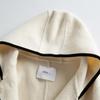 Elva' Island Women's Mid-Length Wool Hooded Double-Faced Coat