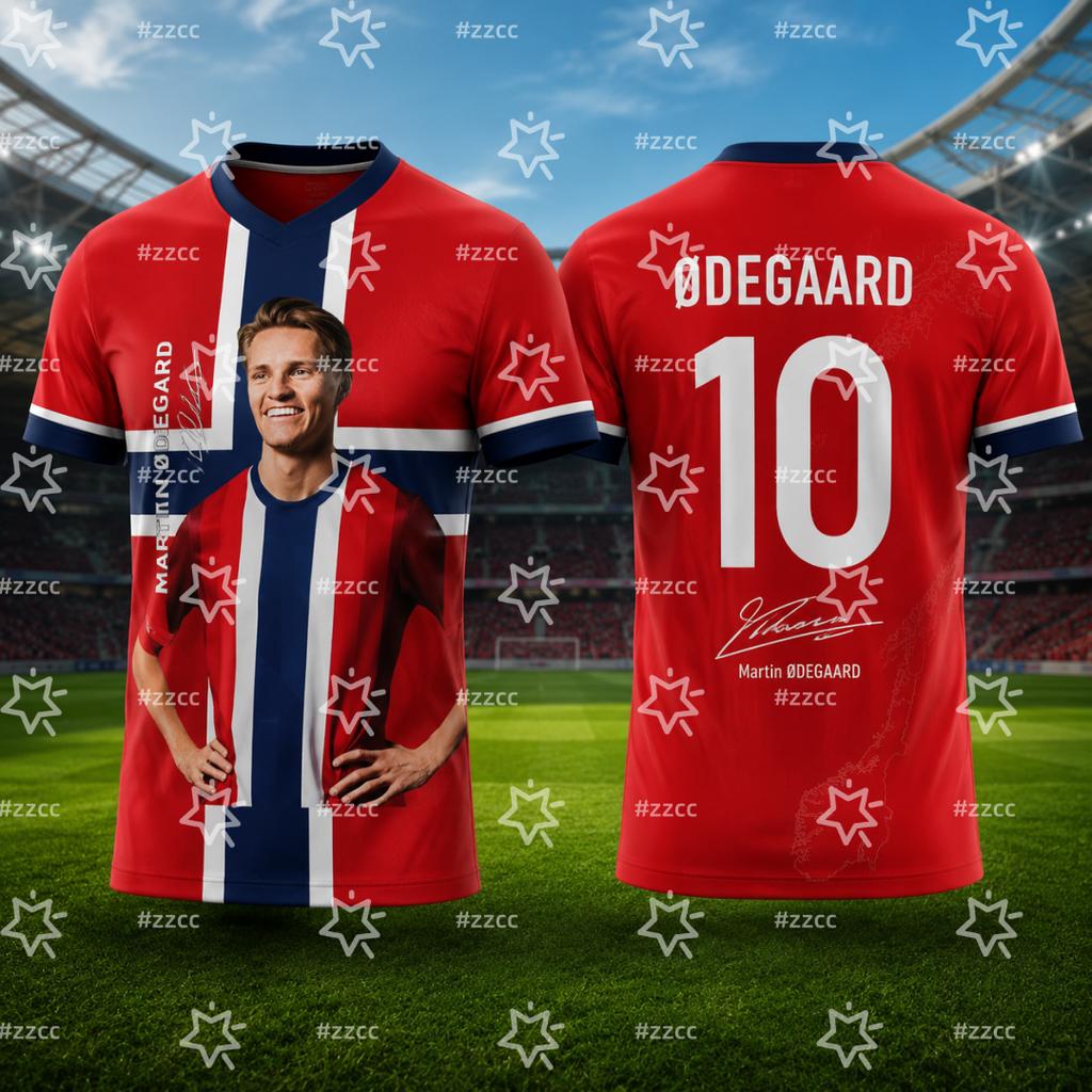 Norwegisches Haaland Fußballtrikot Fußball-Trainingsset Sommer Sport Herren-T-Shirt Kinderkleidung T-Shirt Damen Radtrikot