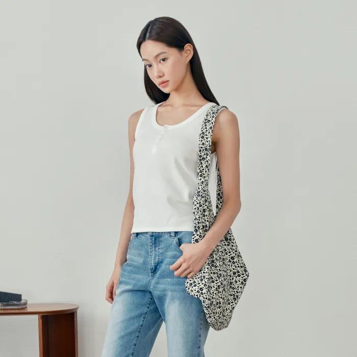 [ON][W][Laptop Capacity] Patterned Shoulder Eco Bag - 4 colors M1BG00A1