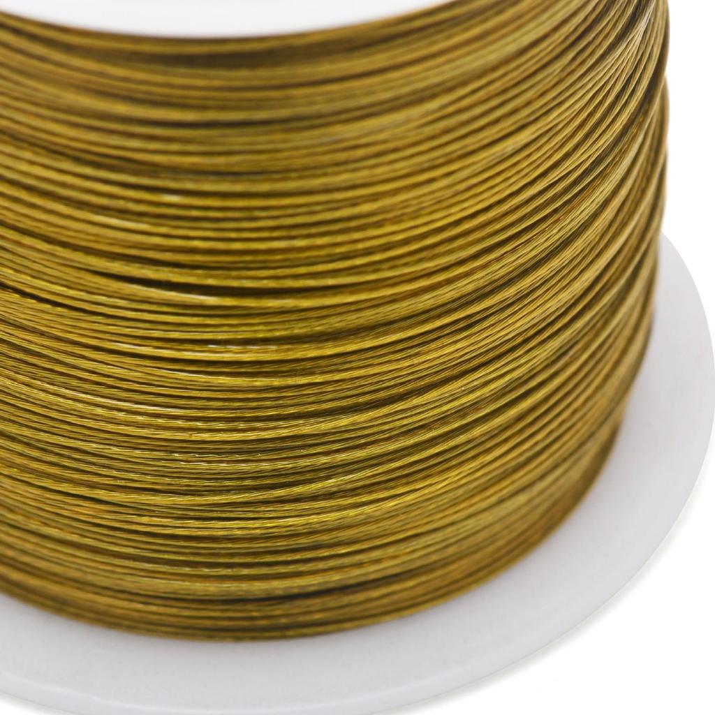 100m Roll of Soft Coated Steel Wire for DIY Beading and Jewelry Accessories