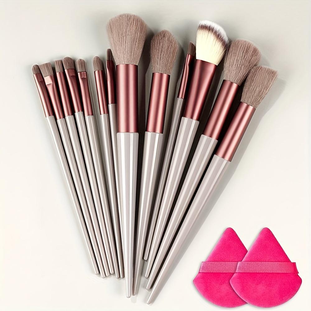 Makeup Brush Set Soft Fluffy Professional Cosmetics Foundation Powder Eyeshadow Kabuki Mixed Makeup Brush Beauty Tools Makeup Sponge Storage Bag