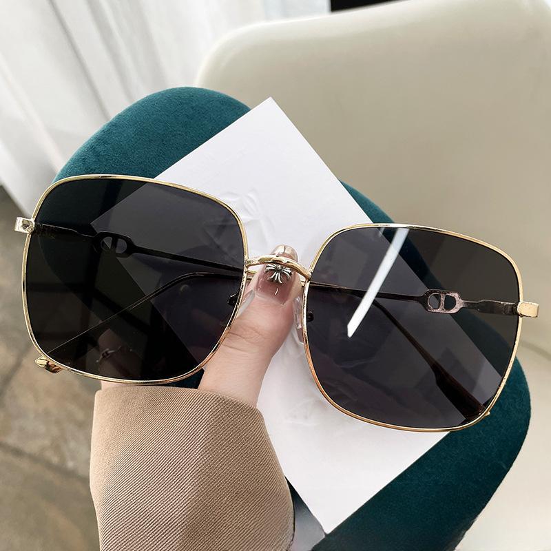 

Высококачественные женские солнцезащитные очки в квадратной большой оправе Xiaohongshu Douyin, модные солнцезащитные очки для знаменитостей в Интернете