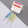 5 Pcs Double Head Crochet Hooks Knitting Needle with Soft Handle Crochet Accessories for Sewing