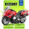 1:14 R1250RT R1250RT-P Miniaturmodell Spielzeugmotorräder Legierung Druckguss Sound Licht Stoßdämpfung Gummireifen Polizei Motorräder