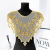 Hollow Design Embroidery Lace Bead Embroidery Gold Sequined Clothing Accessories DIY Application Mesh Texture