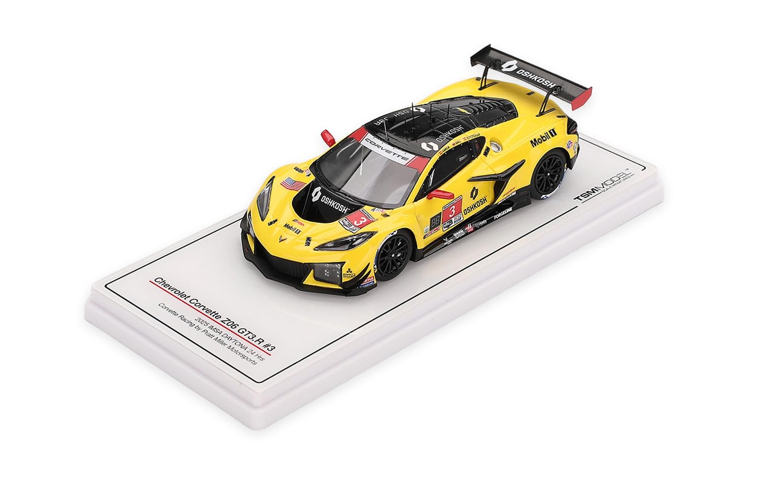 

Sunrich TSM MODEL Scale Scale Model Chevrolet Corvette Z06 IMSA 24 Hours of Daytona 2025 Corvette Racing by Pratt Miller Motorsports Finished Model