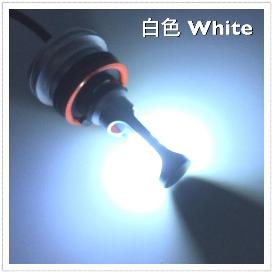 2Pcs H11 H8 Led Bulb Led Flash Strobe Blinking Car Fog Light 1400LM 6000K White 12V 24V DRL Auto Lamp Bulbs