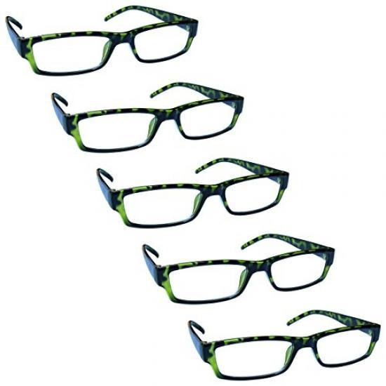 Buy The Reading Glasses Tortoiseshell Green Reading Glasses Value Set