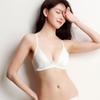 Sijie Mulberry Silk Smooth Surface Real Silk Bra for Women, Autumn And Winter Thin Style, Wireless, Soft Support, Comfortable Brassiere Underwear