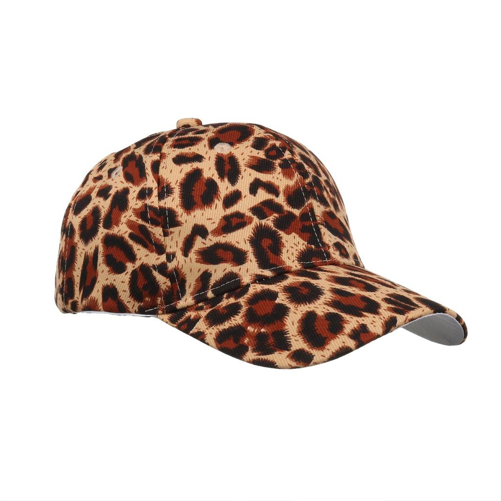 Unisex Classic Cotton Leopard Baseball Cap Sun Hat  Plain Caps
