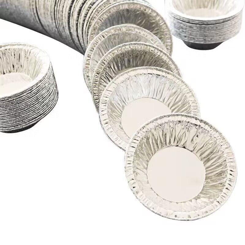 50/100Pcs Mini Pot Pie Bake Plate Disposable Baking Tart Molds Cupcake Pan Pudding Mould Round Baking Cup