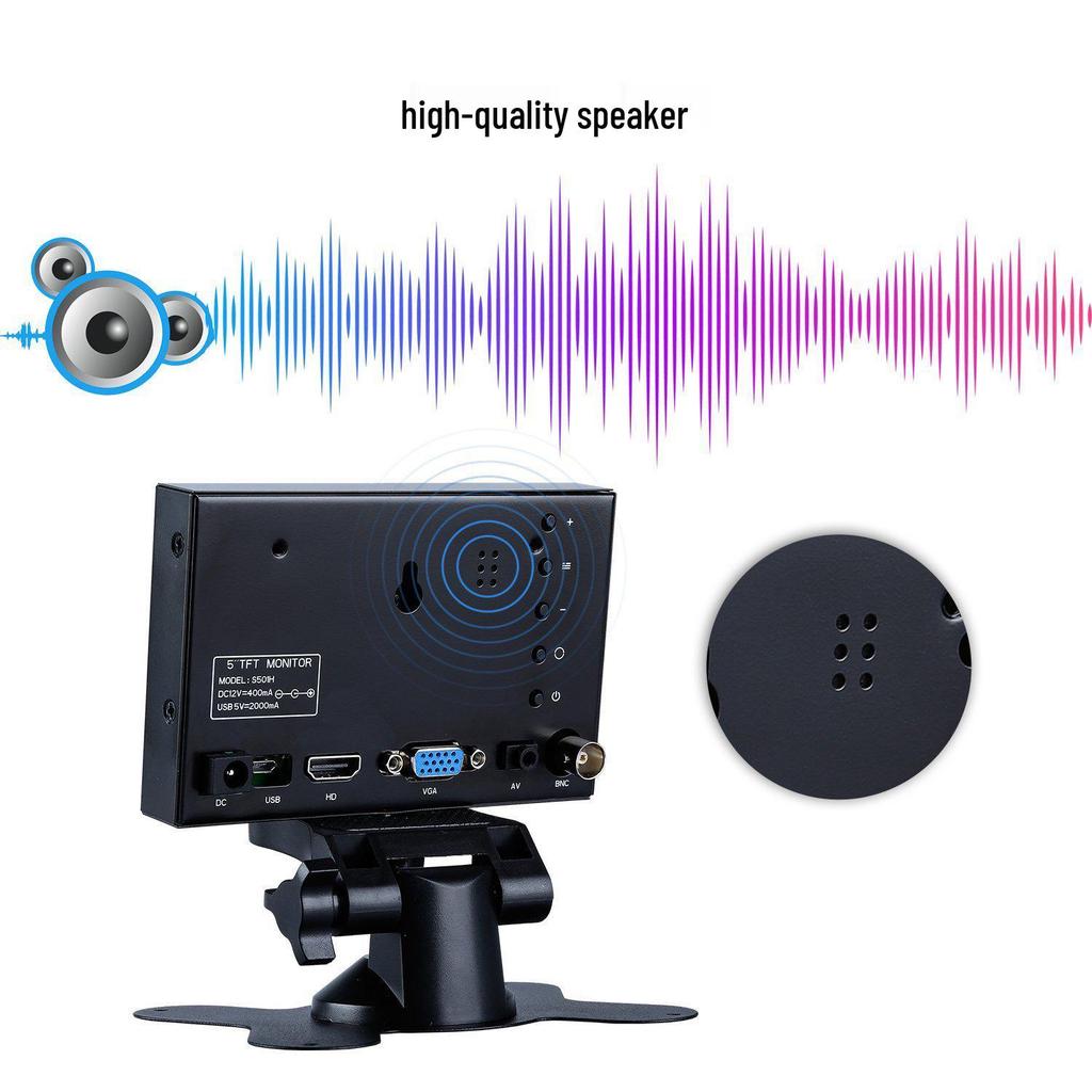 5/7/8-Inch Portable Metal LCD HD Monitor for Embedded Computers and Car Displays