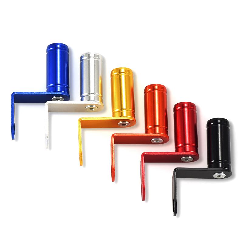 Motorcycle Handle CNC Aluminum Clamp For Phone USB Charger Holder Rearview Mirror Mount Extender Bracket Holder Clamp