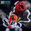 22cm Anime One Piece Luffy Big Saru King Spear Big Fist Action Figure Model Hand-made PVC Statue Collection Toy Gift Ornaments