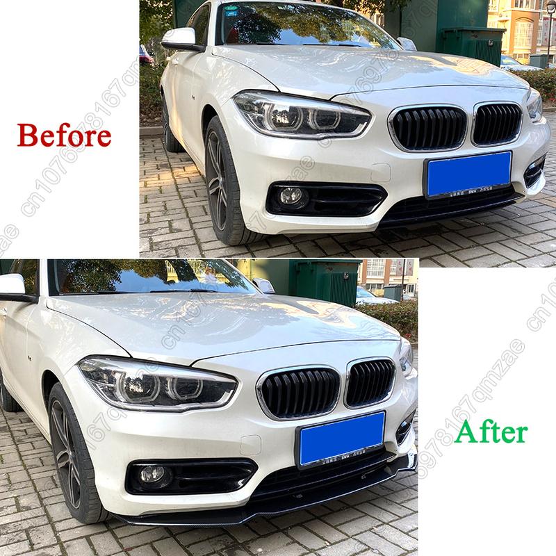 Per BMW Serie 1 F20 F21 116i 118i 120i Standard 2011-2019 Lip Spoiler Diffusore Protezione Paraurti Anteriore Modifica Body Kit