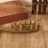 Green Sandalwood Meridian Scalp Massage Comb with Long Handle