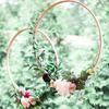 5pcs 15-40cm DIY Hanging Wreath Bamboo/Metal Wreath Iron Ring Hoop Hanging Craft Party Decorations Baby Shower Wedding Wreaths