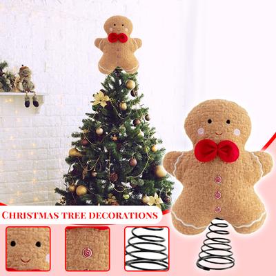 Gingerbread Mans Christmas Tree Decoration Christmas Atmosphere Decoration Gingerbread Mans Swinging Doll