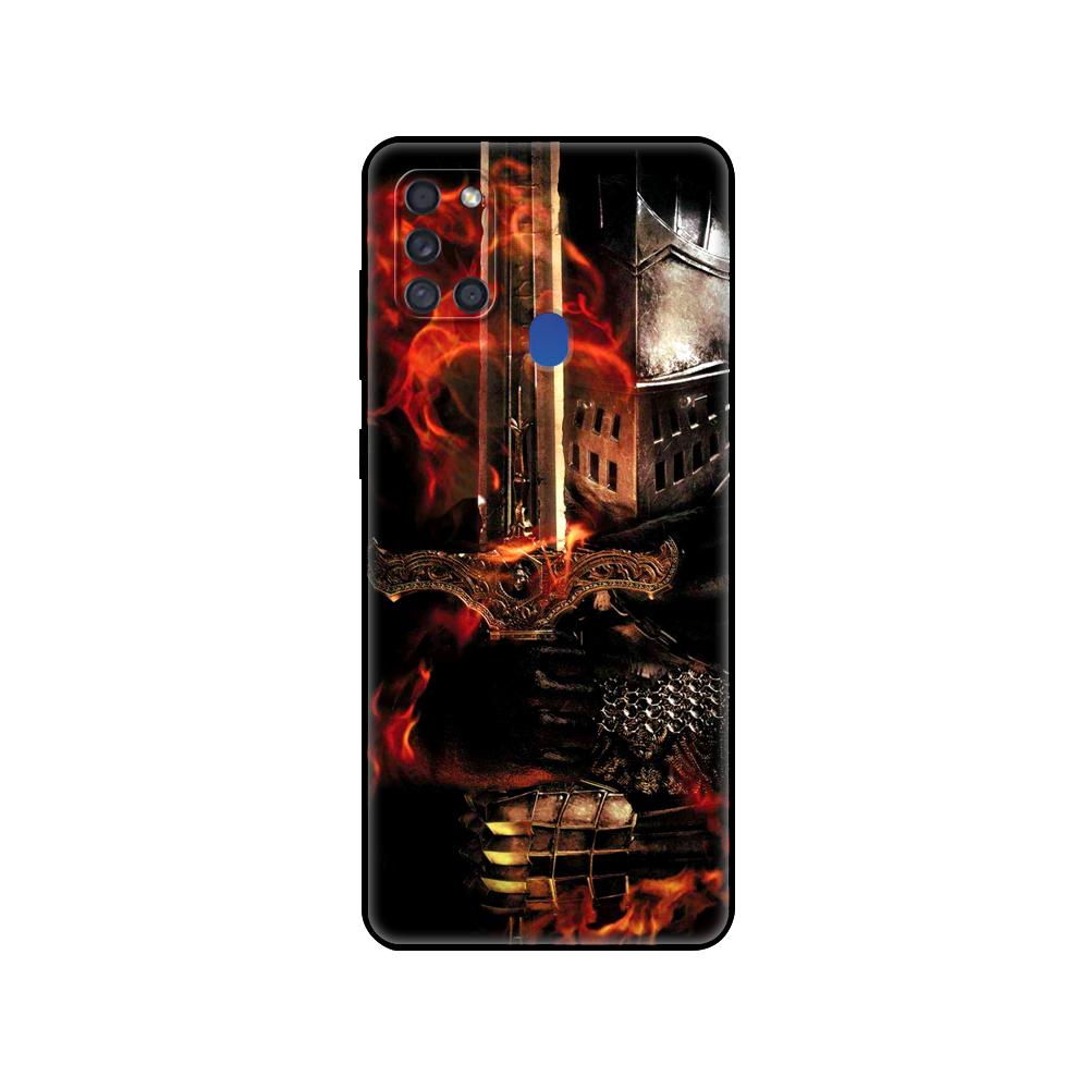 Black Tpu Case For Samsung Galaxy A50 50S A30S A10 A01 A11 A21S A31 A41 A51 A71 M21 M30S S10 LITE Praise the Sun Dark Souls