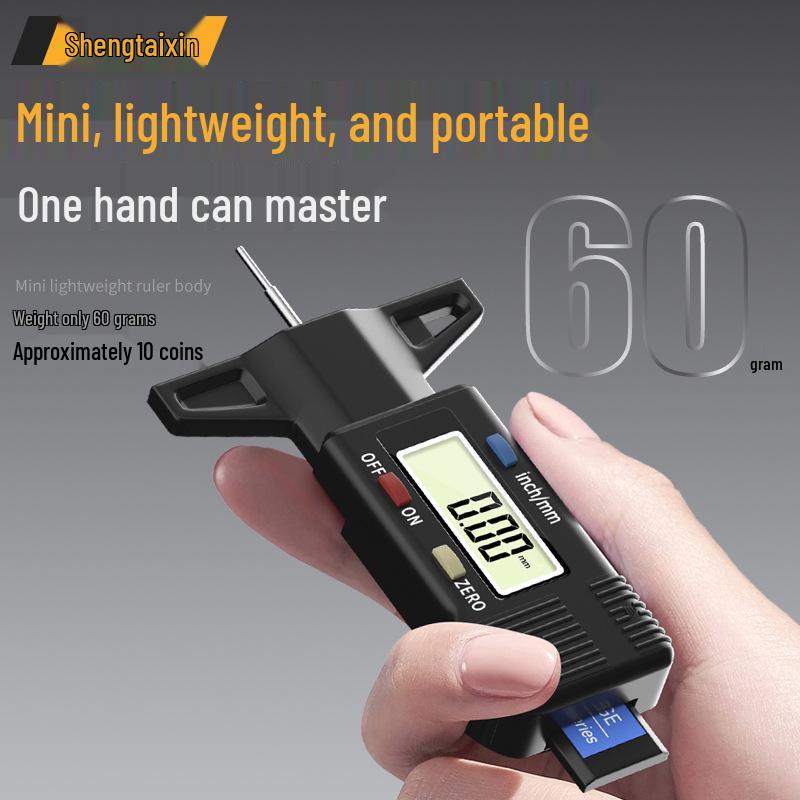 Shengtai Xin Digital Caliper 0-25mm Tread Depth Gauge