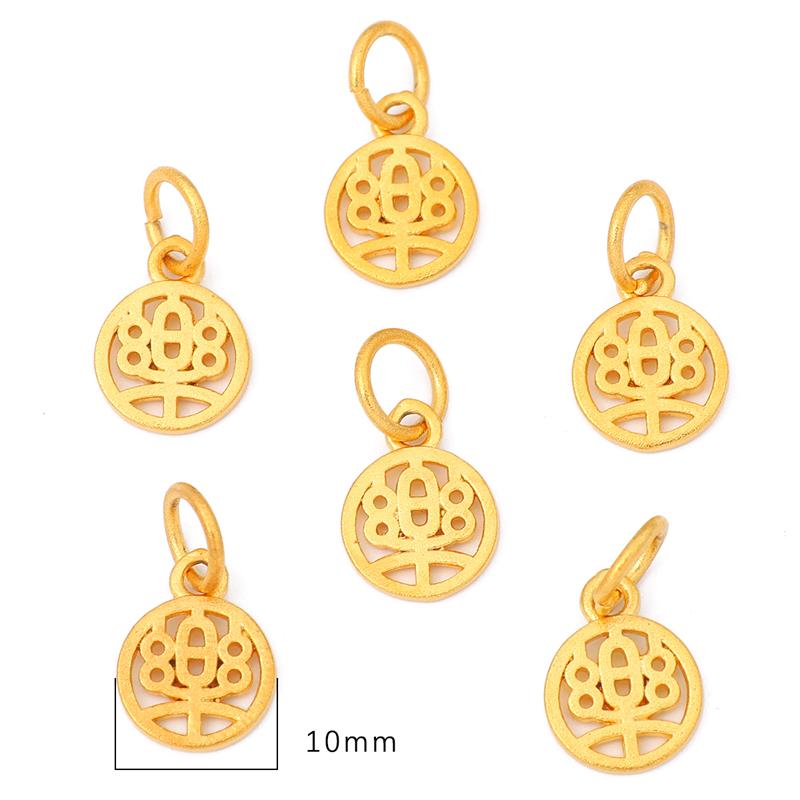 

Позолоченный бронзовый кулон-благословение для DIY ожерелье, браслет, серьги, изготовление ювелирных изделий, аксессуары для рукоделия