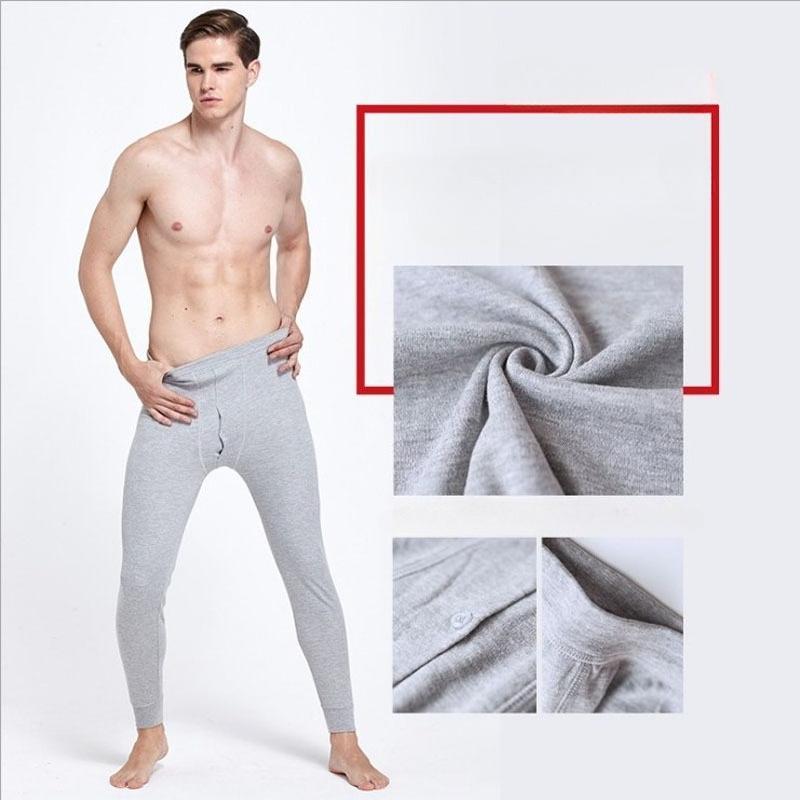 Men's, Autumn Pants, Men's Style, Pure Cotton, All Cotton, Leggings, Underwear, Thermal Pants, Autumn and Winter Single Pants