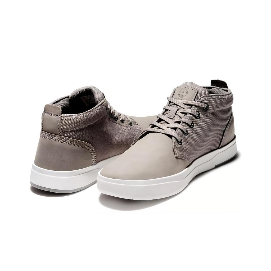 Timberland Davis Square Lage Top Duurzaam Antislip Ademend Casual Sneakers Heren Sneakers Grijs A1SES030