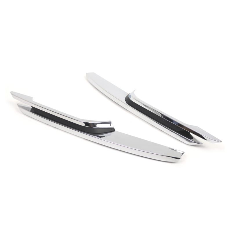 Polished Chrome Lens Protector Luxury Lines Headlight Cover with Chrome Finish Vehicle Accessories for Car 3 Models