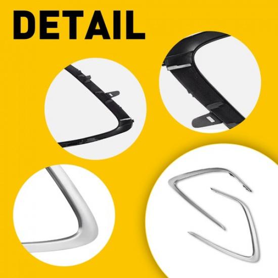 Front Bumper Grille Silver Grill Trim For Toyota Camry LE XLE -23 TO1038244