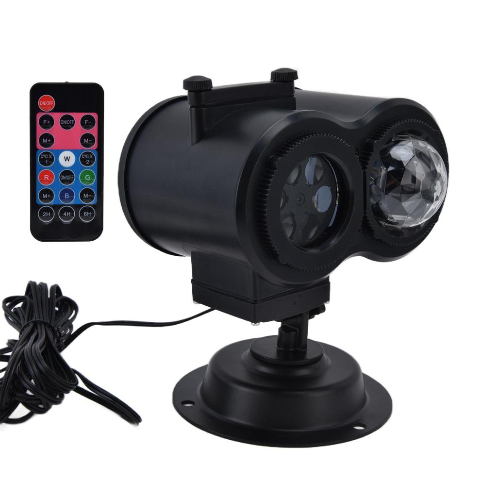 LED Projector Light Remote Projection Lamp Landscape Light with 12 Slides for Outdoor Indoor Decor