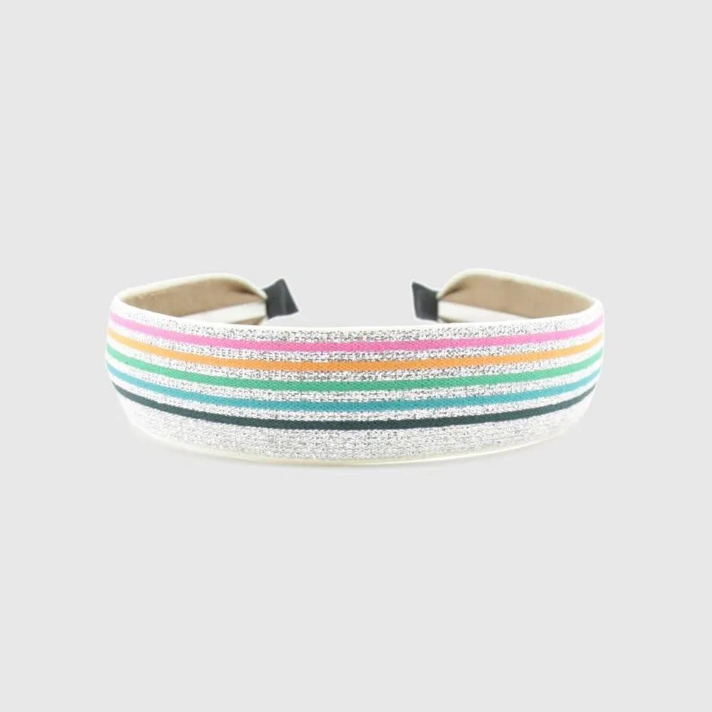 Lara Twinkle Stripe Hairband P Silver LALAH081 3305945