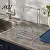 Space Saving Kitchen Tool Stand Stainless Steel Chopping Board Storage Rack And Knife Holder for Household Organization Tools Countertop, Vertical
