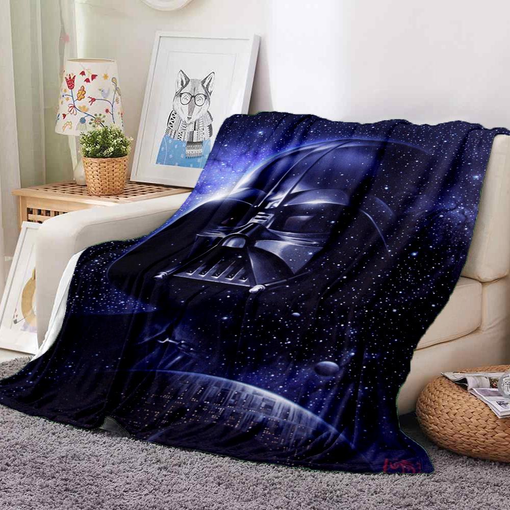 Darth Vader Flannel Blanket Throw Blanket Soft Warm Sofa Bed Camping Car home Decor Unique Christmas Gift C930321
