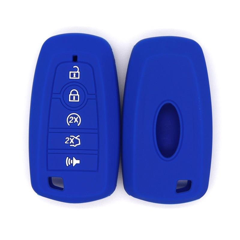 Drop-proof key cover, suitable for Ford Explorer Lima Sports Raptor F150 modified silicone key bag, with high cost performance