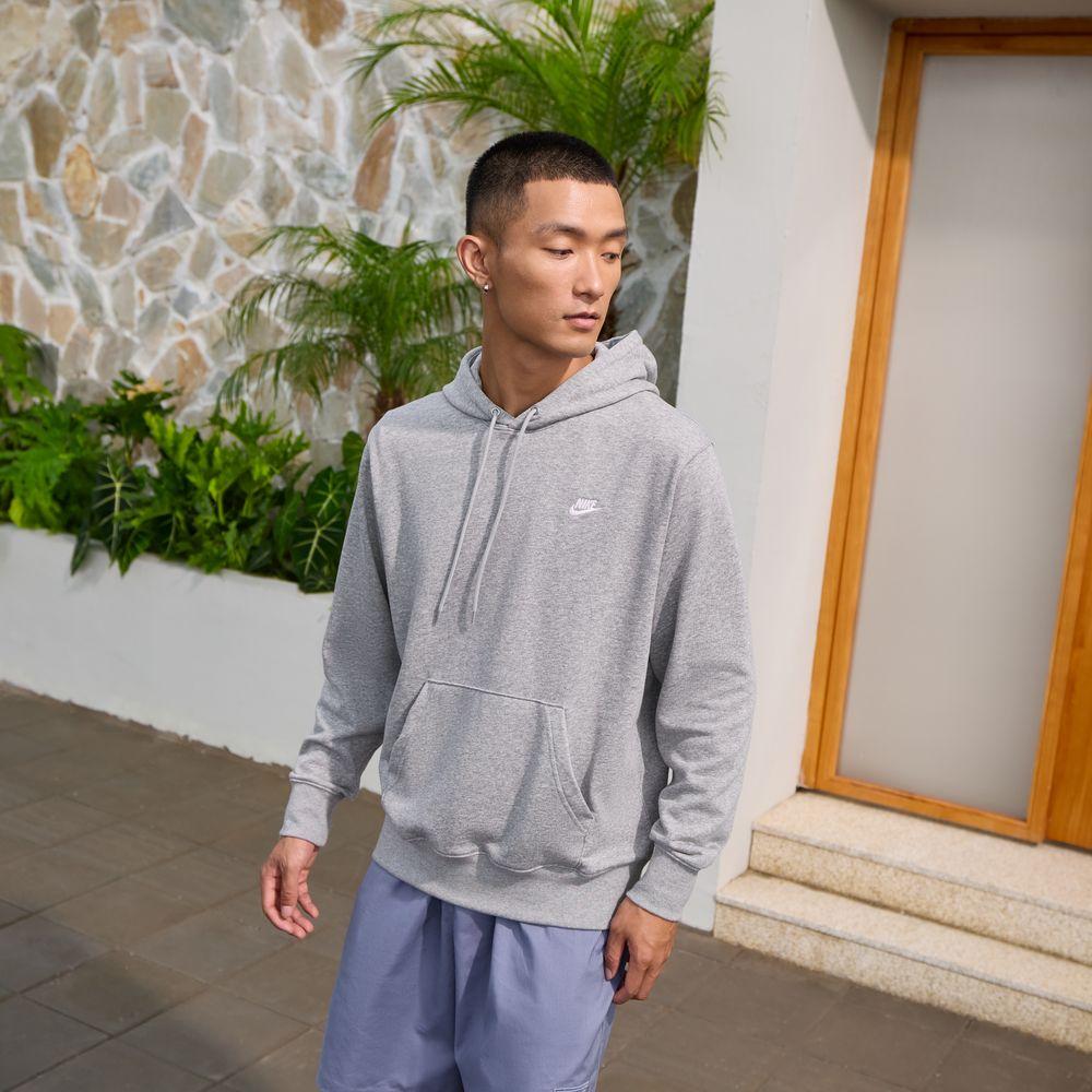 Nike Sweatshirts Men s Gray Hooded Moderate Regular L