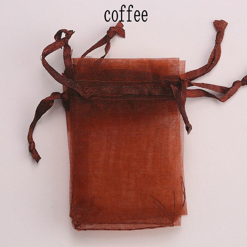 Wholesale 16 color 100pcs/lot 9*12cm organza Christmas wedding gift bags candy bag jewelry packing drawable organza bags&pouch