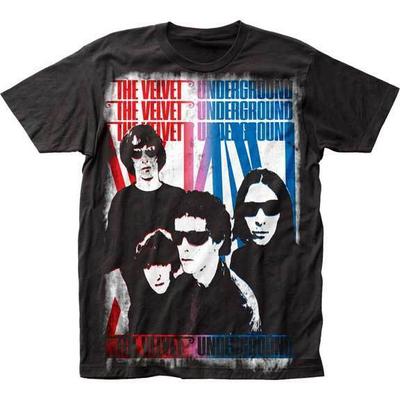 Velvet Underground Union Jack Big Print Unisex T-shirts