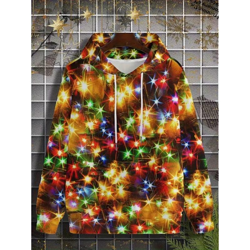 Vollprint Weihnachtsmann Grafik Hoodie Für Männer Frauen Pullover Übergroße Sweatshirts Totenkopf Weihnachtsmann Kapuzenpullover Trainingsanzug