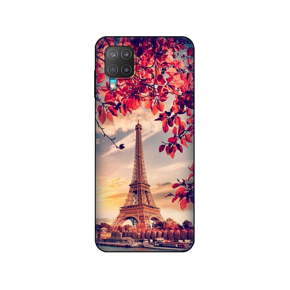 

Чехол для Samsung M12, задняя крышка для телефона Samsung Galaxy M12, GalaxyM12 M 12 m127, мягкий чехол, силиконовый бампер, 6,5 дюйма, черный чехол из ТПУ Samsung M12