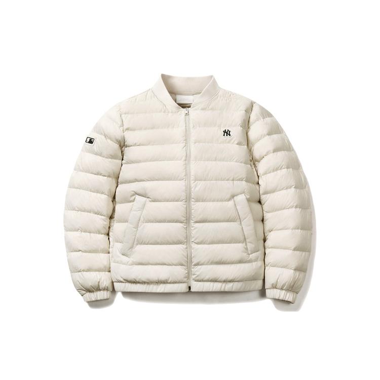 

New MLB Down Jacket Unisex Ivory White 31DJL2061-50I M