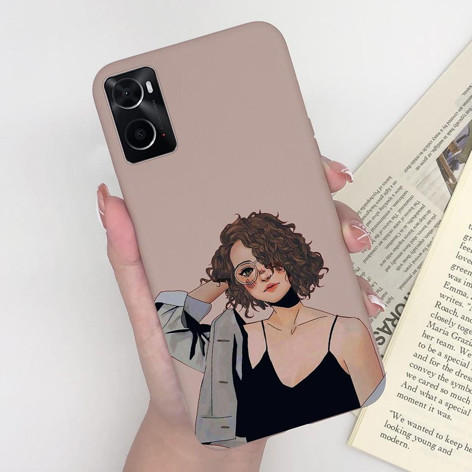 Phone Case For Oppo A96 A97 Cat Monster Soft Matte Silicone Anti Drop Back Cover For Oppo A 96 97 OppoA96 Bumper Funda Coque Bag