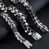 Große Größe 20/22/24CM Lange Schwere Edelstahl Armband Männer Link Kette männer Armbänder Metall armreifen Massiven Auf Hand Schmuck