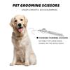 Professional Grooming Scissors Large Dogs 8 Inch Black Sapphire Handle Fishbone Thinning Shears Stainless Steel Manual Pet