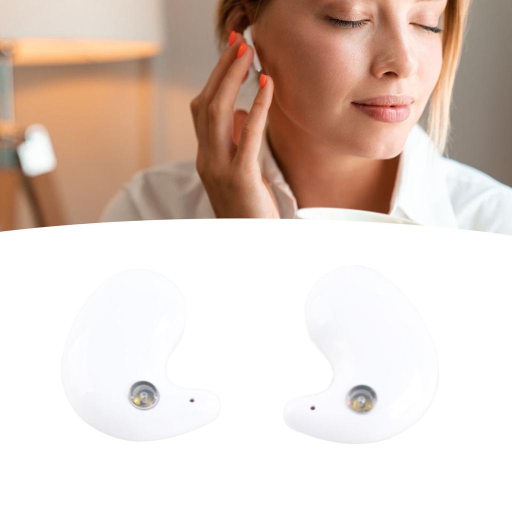   Earbuds with Digital Display Charging Case Stereo Wireless Earphones for Sleep Work Music Built in Battery