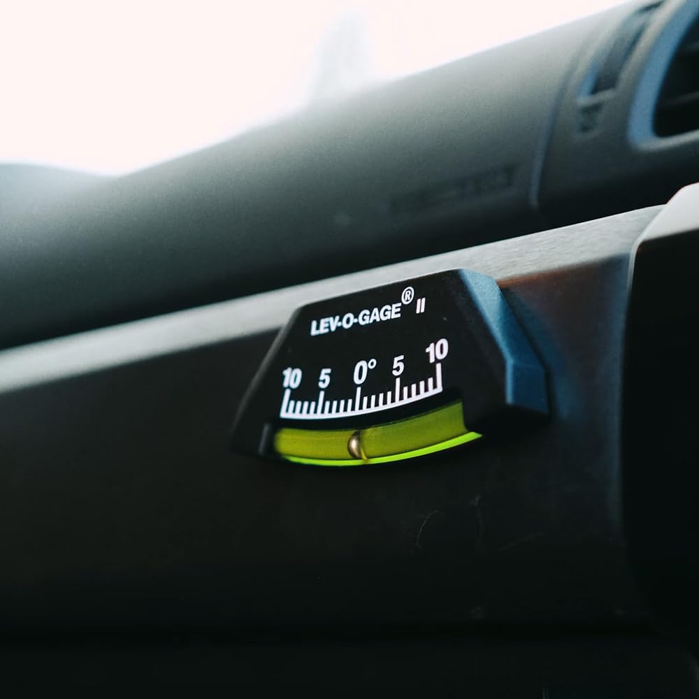 Sun Company 306-R LEV-O-GAGE II Inclinometer - Level Set of 2  Level for RVs, Campers, Trailers Regular