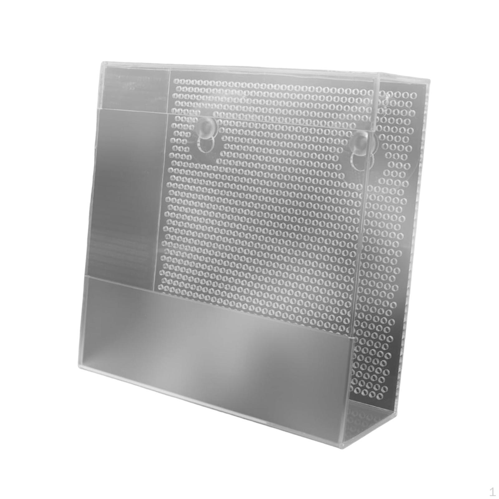 

Акриловый террариум для кормления рептилий, настенный, с присосками, прозрачный дизайн, лягушки и Large