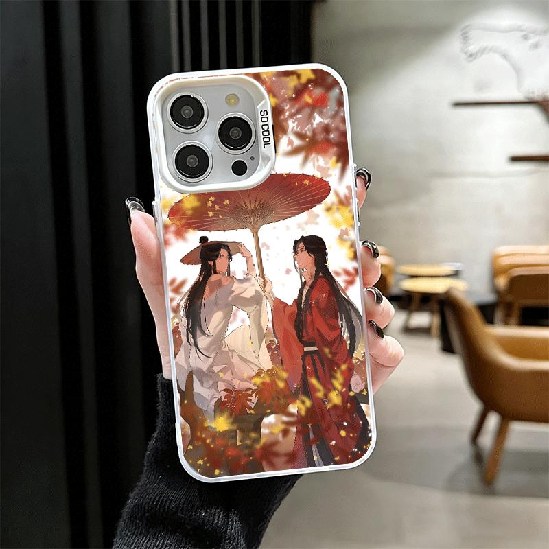 Heaven Official's Blessing Anime Soft Phone Case for iPhone 15 16 17 Pro Max 17Air 16E 14 Plus 13 12 Mini Shockproof Cover Back