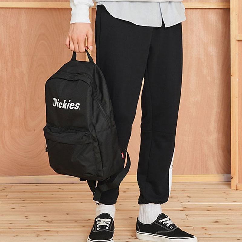 Dickies Adjustable Drawstring Cuff Printed Casual Pants Men bottoms Black DK007027BLK