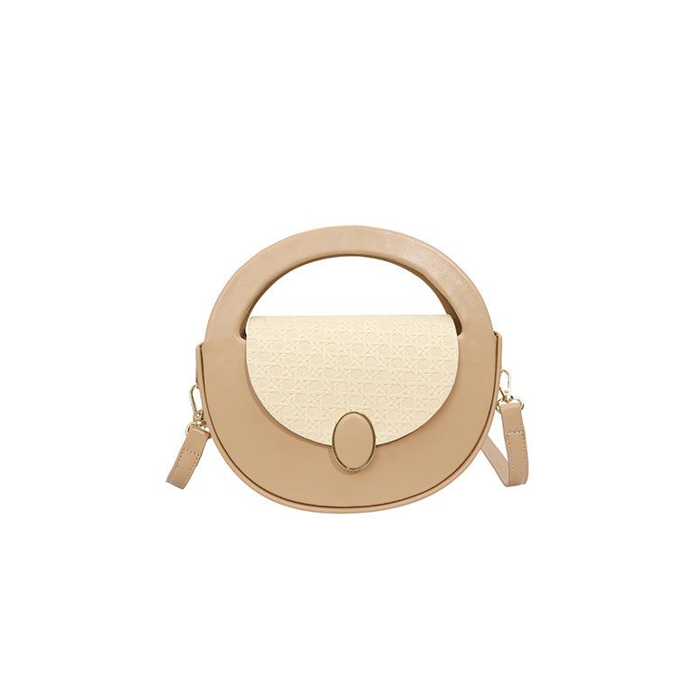 2025 new fashion high-end versatile handbag simple texture trendy shoulder bag Korean version women's bag